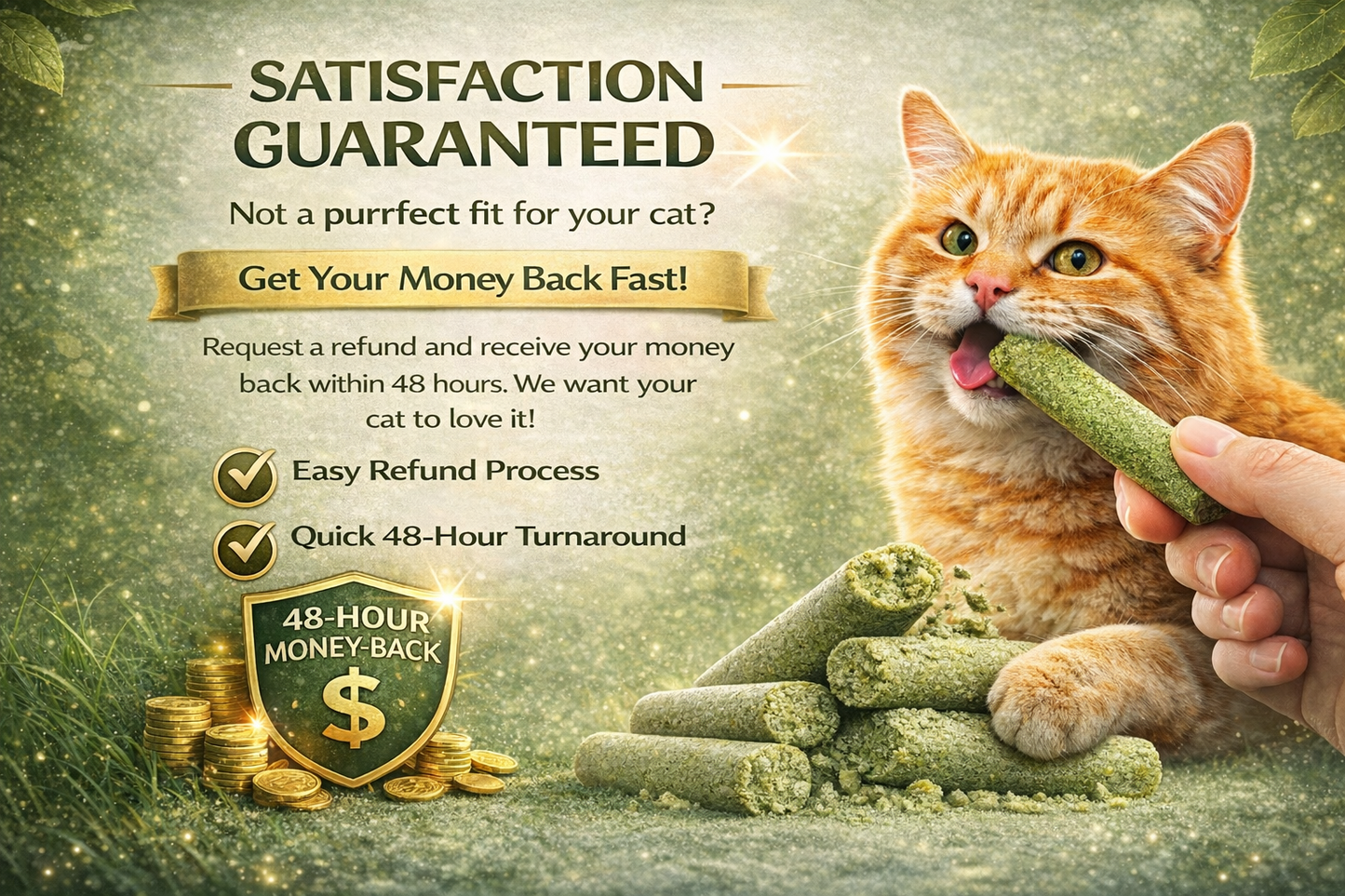 NewGen Cat Grass Chew Stick