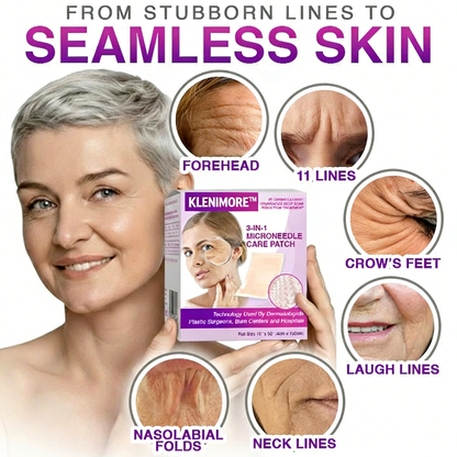 KLENIMORETM 3-in-1 Microneedle Anti-Aging Patch